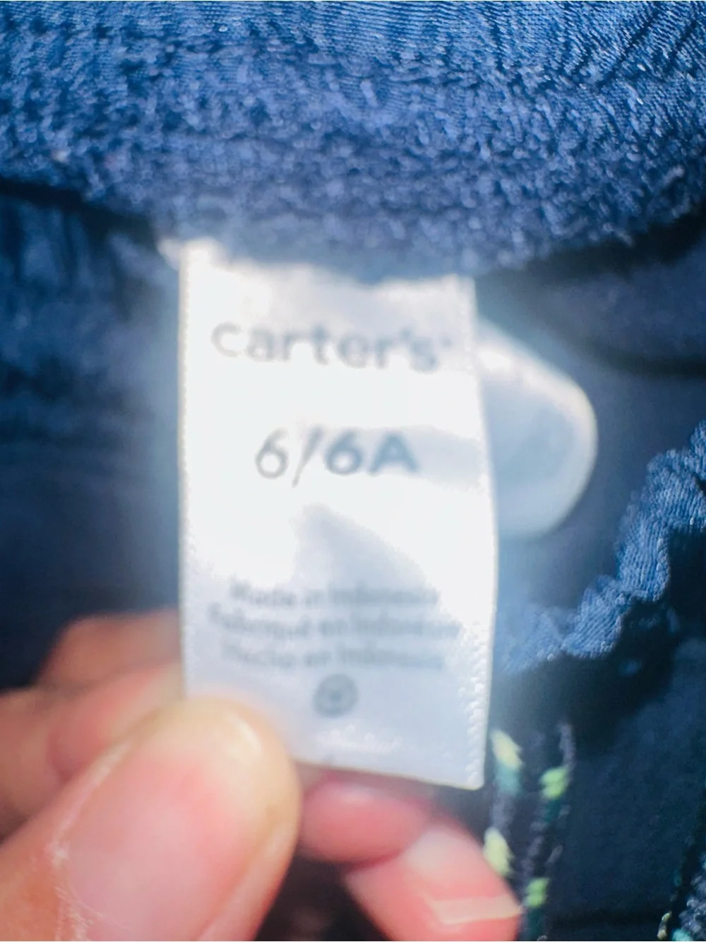 Carter’s Boys Kids Navy Fleece Jogger Pants - Classic Comfort